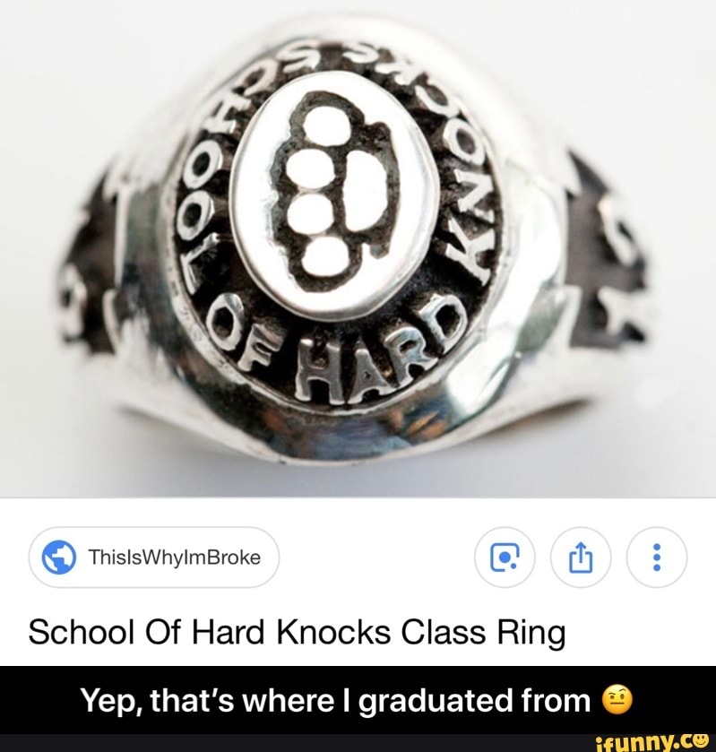 School of sale hard knocks ring