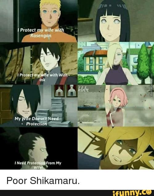 Poor Shikamaru. - iFunny