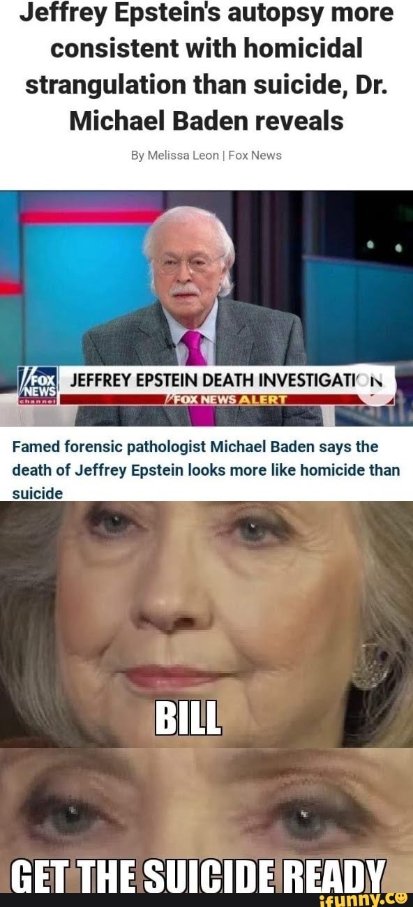 Jeffrey Epstein's Autopsy More Consistent With Homicidal Strangulation ...