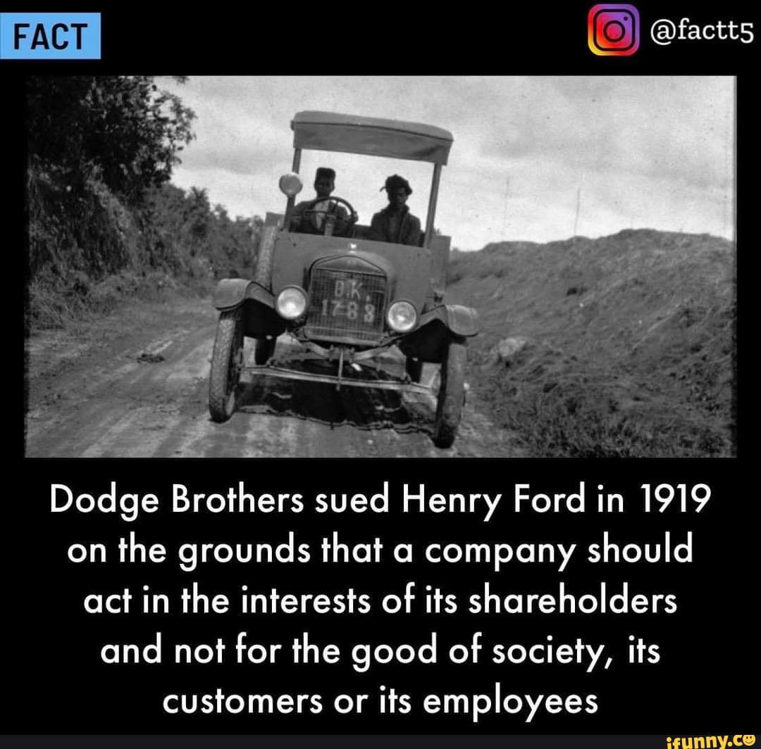 Ford Is Being Sued By A Class Of Shareholders
