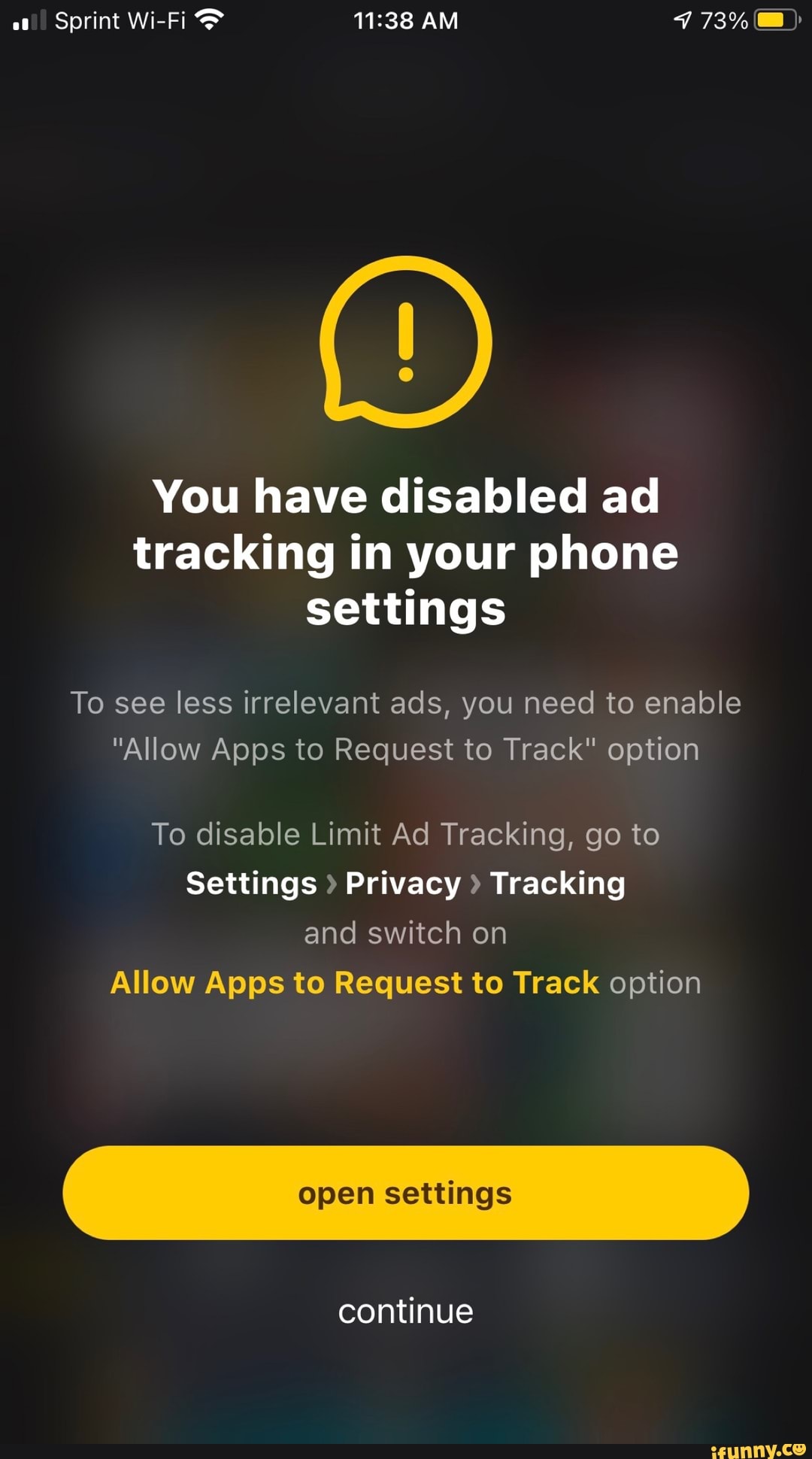 sprint-wi-fi-am-you-have-disabled-ad-tracking-in-your-phone-settings-to