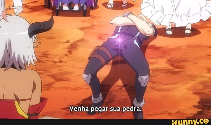 Venha pegar sua pedra..