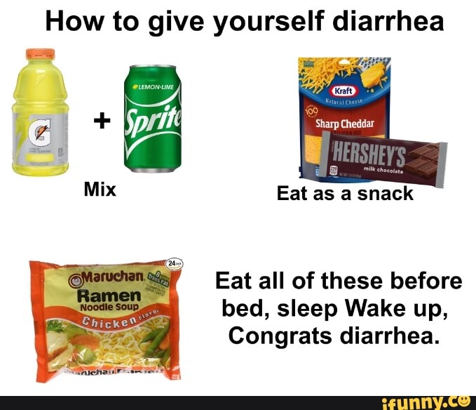 How to give yourself diarrhea Sharp Cheddar Mix Eat as a snack Eat all