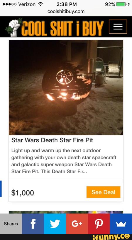 Star Wars Death Star Fire Pit Ngm Up And Warm Up The Next Outdoor