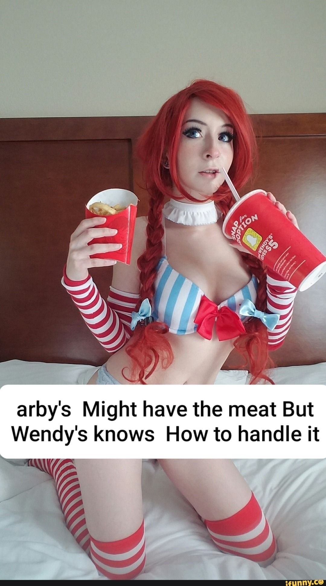 arby's Might have the meat But
Wendy's knows How to handle it