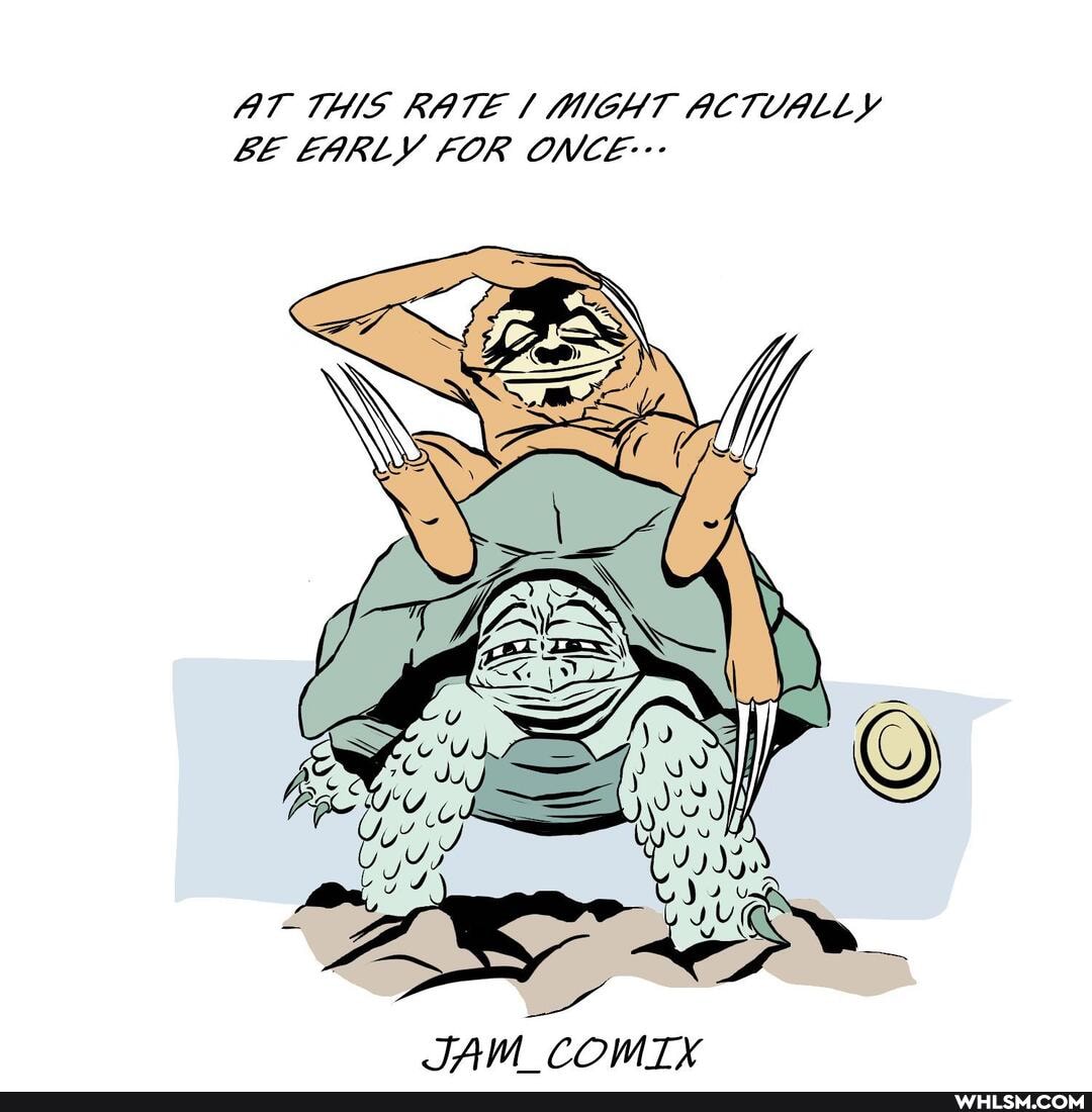 AT THIS RATE MIGHT ACTUALLY BE EARLY FOR ONCE
JAM COMIX