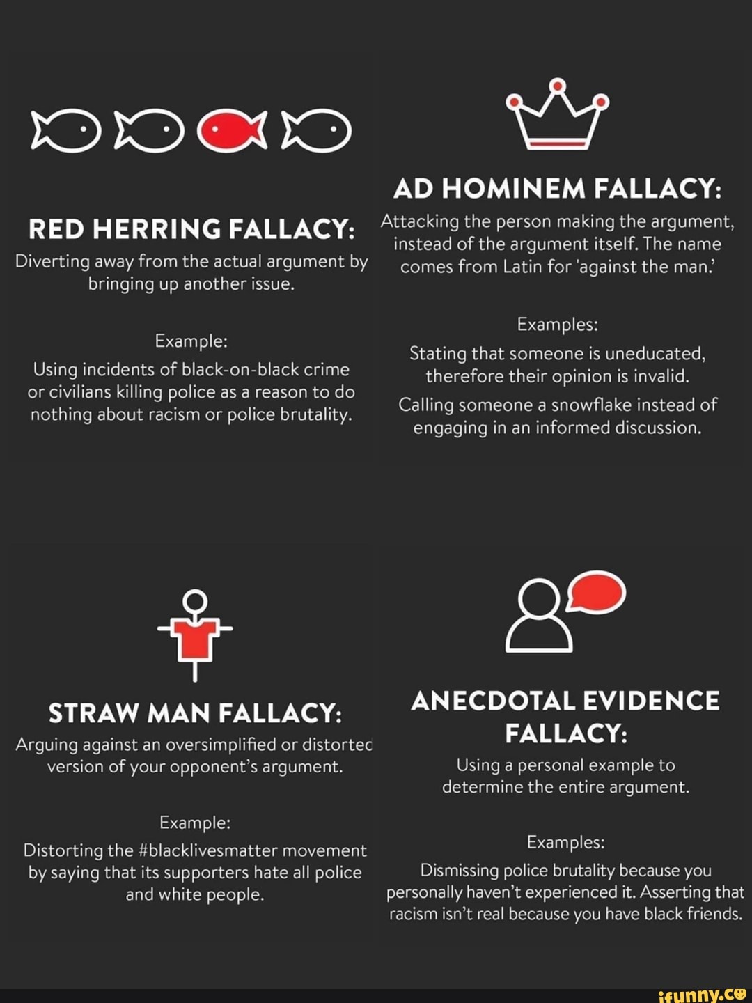 red herring fallacy ad