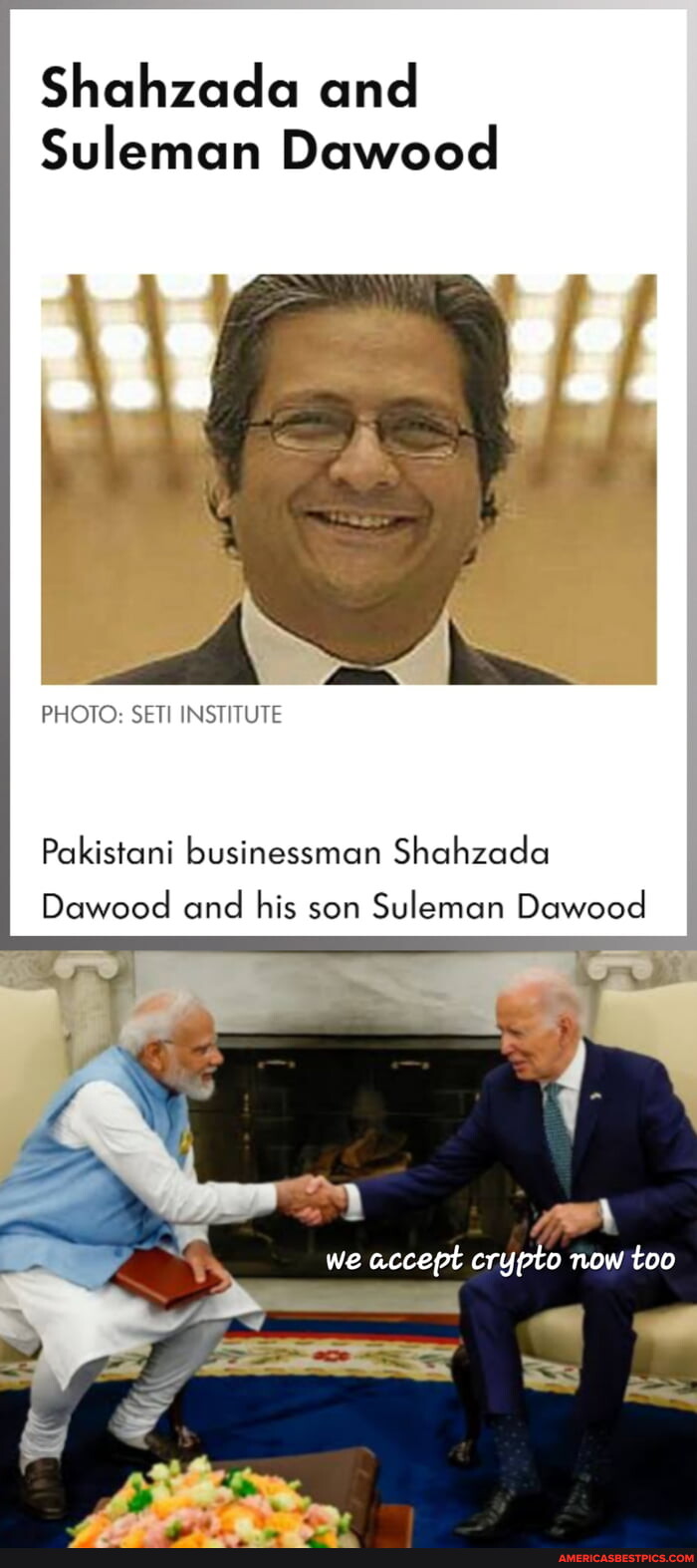 Shahzada And Suleman Dawood Photo Seti Institute Pakistani Businessman