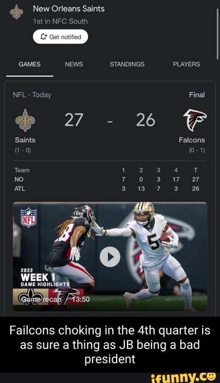 Falcons vs. Saints  NFL Week 3 Game Highlights 