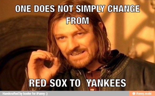 ONE DOES
NOT SIMPLY,
CHANGE,
FROM