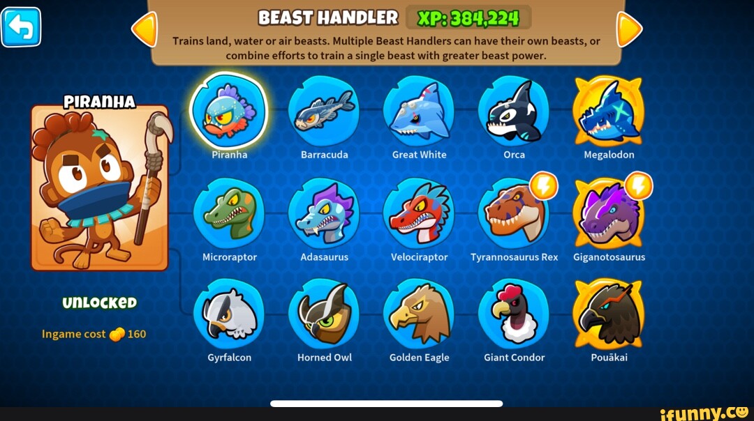 BEAST HANDLER Trains land, water or air beasts. Multiple Beast Handlers ...