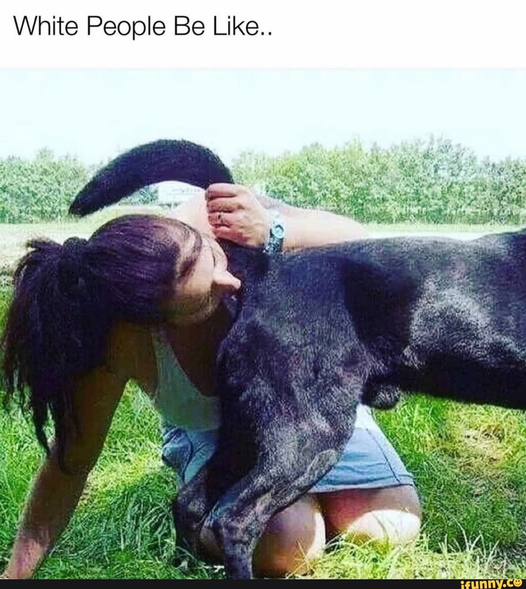 Asian licking dog ass