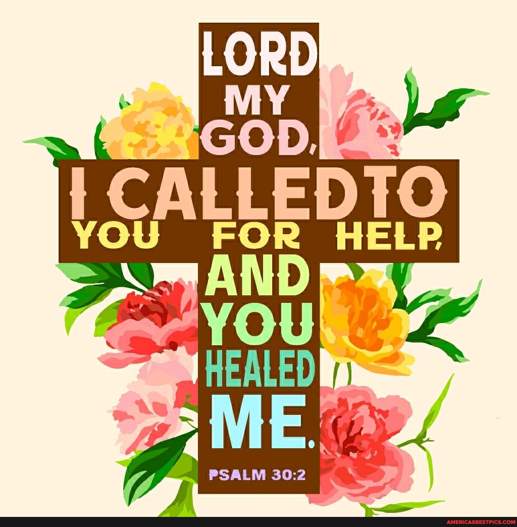 I CALLEDTO
YOU FOR HELP AND