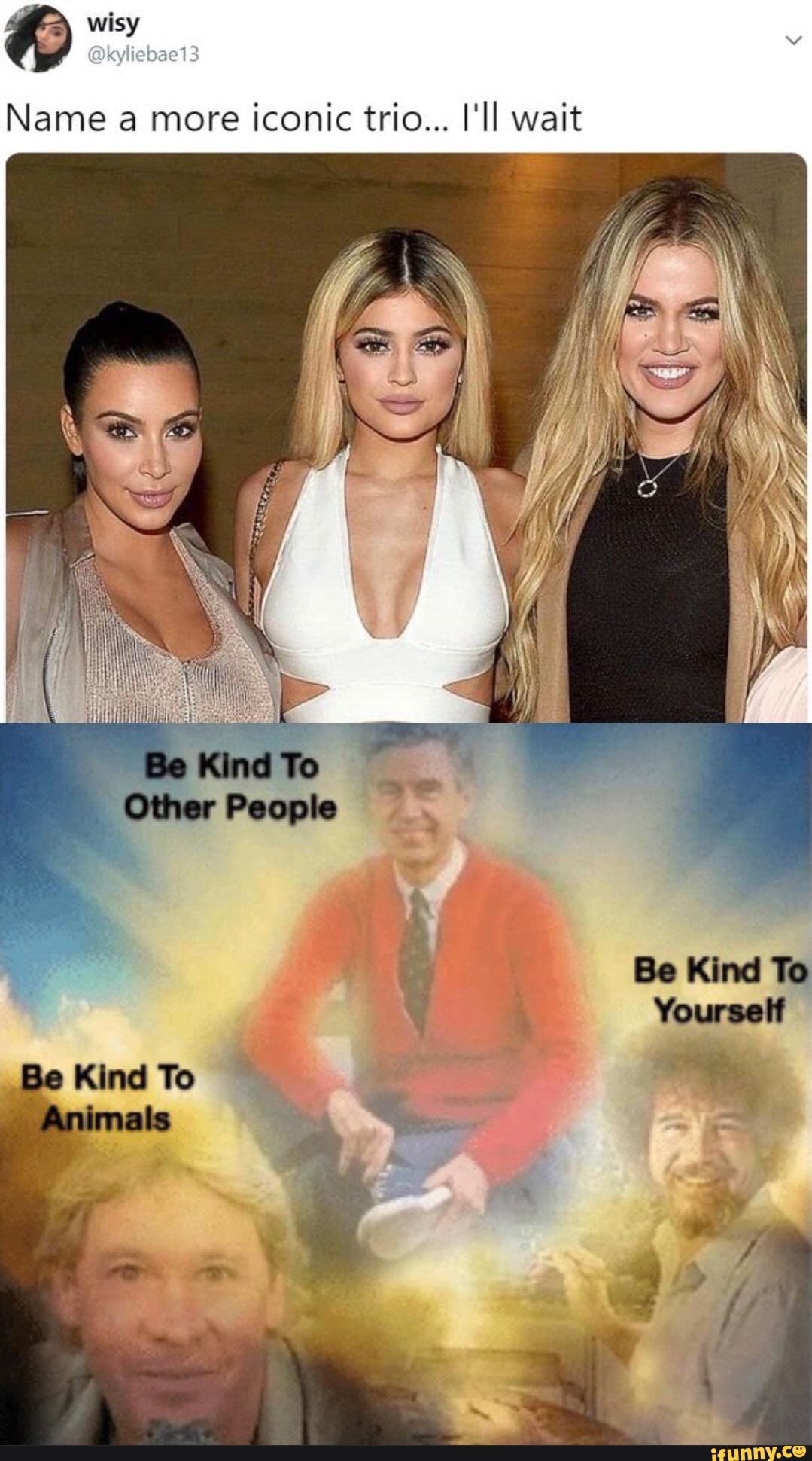 wisy
Name a more iconic trio... I'll wait
EA
Ele
Poaple
Be Kind To
