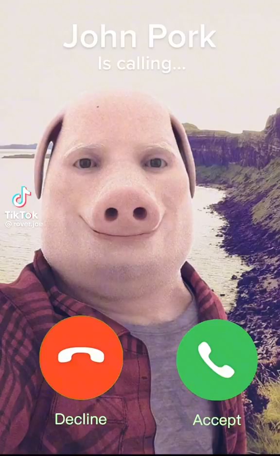 John Pork is calling - Meme by thebigoilymen123 :) Memedroid