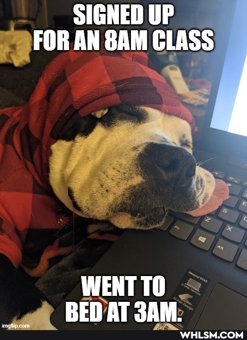 SIGNED UP FOR AN SAM CLASS
WENT TO REN AT