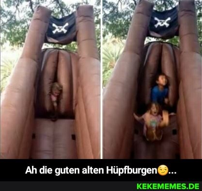 'Ah die guten alten Hüpfburgen - Ah die guten alten Hüpfburgen😏...