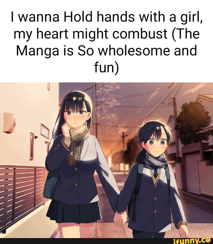 manga holding hands