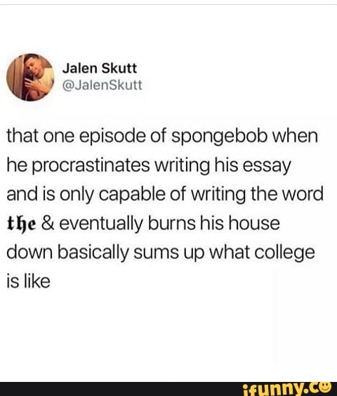 spongebob essay font