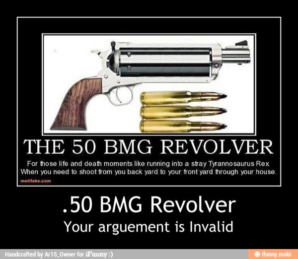 The 50 Bmg Revolver For Those Life And Death Moments Like Running Into A Stay Tyrannosaurus