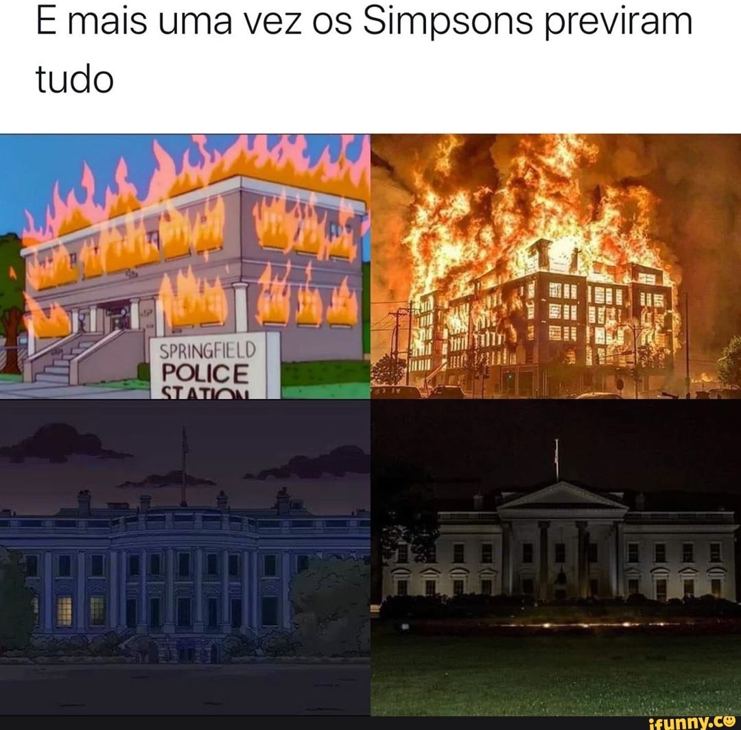 E mais uma vez os Simpsons previram