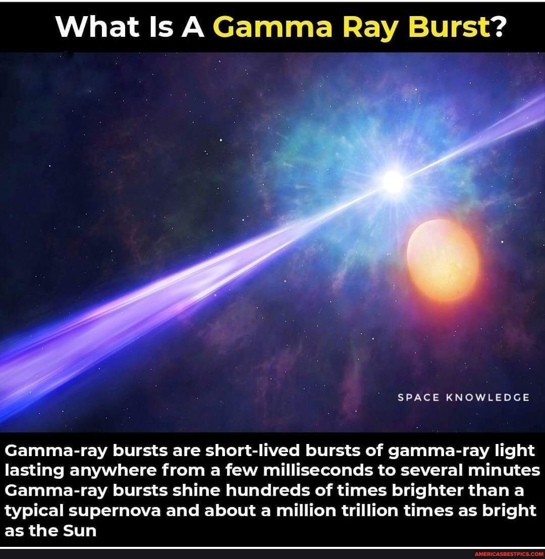 What Is A Gamma Ray Burst? SPACE KNOWLEDGE Gamma-ray bursts are short-lived bursts of