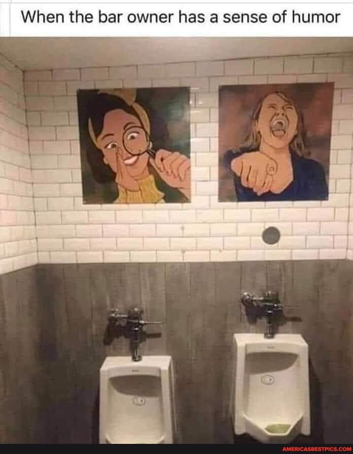 When the bar owner has a sense of humor