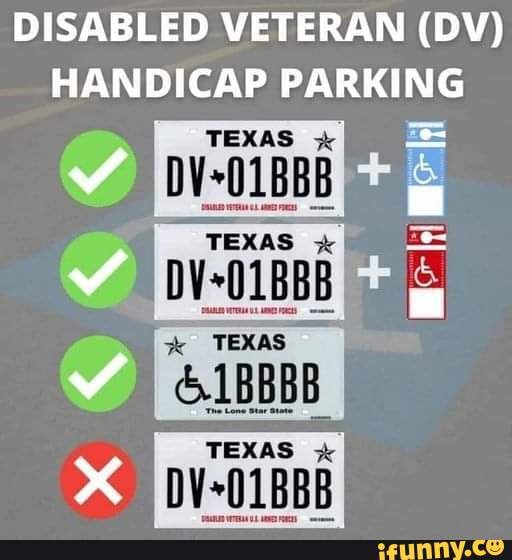 Effective January 1, 2022 To legally park in an ADA (Handicap) parking ...