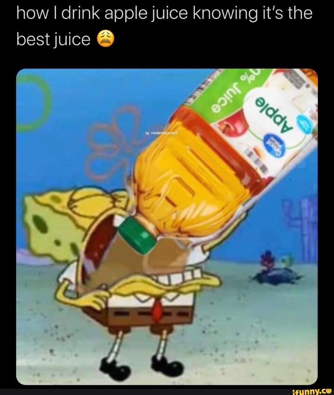 apple juice vs orange juice drank more