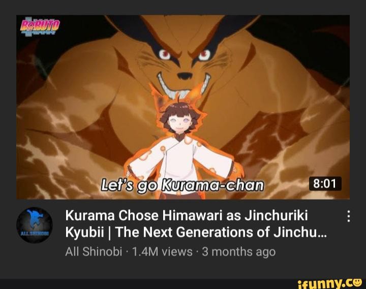 Kurama Chose Himawari As Jinchuriki Kyubii I The Next Generations Of Jinchu All Shinobi 1 4m Views 3 Months Ago