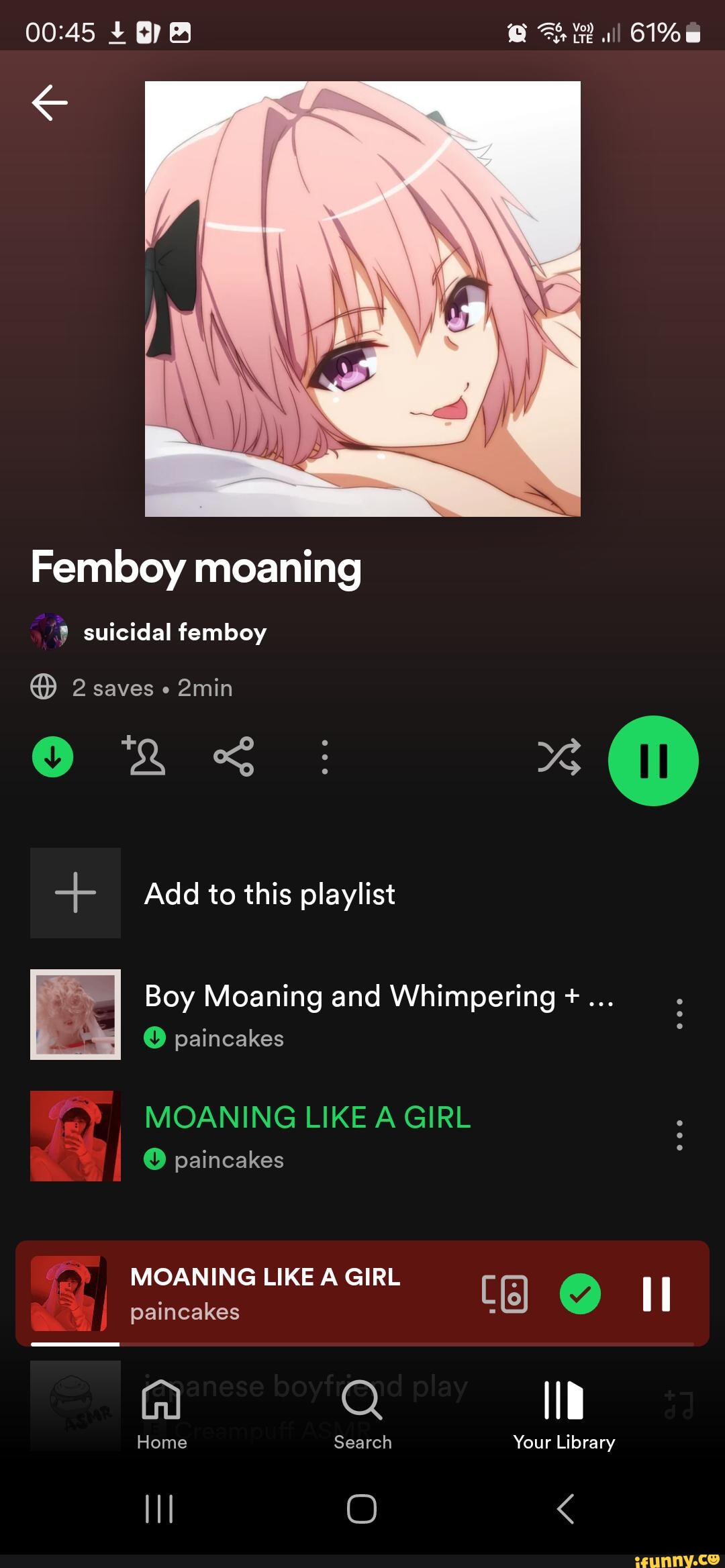 Femboy moaning playlist - Femboy moaning suicidal femboy 2 saves 2min On <  : x@ Add to this playlist Boy Moaning and Whimpering + I paincakes MOANING  LIKE A GIRL paincakes MOANING