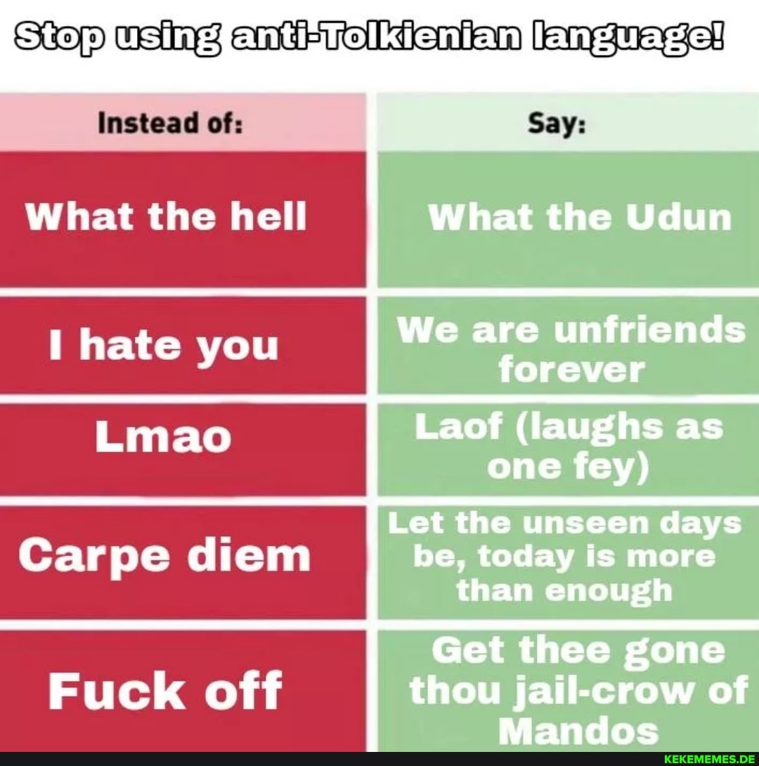 Instead of: Step Using languagel What the hell What the Udun We are unfriends I 