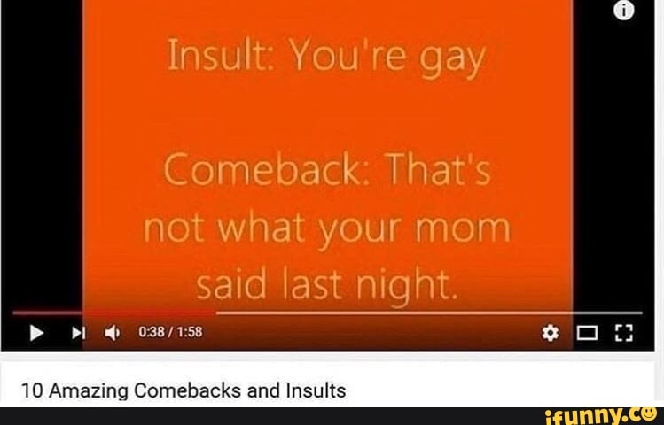 you mum gay definition