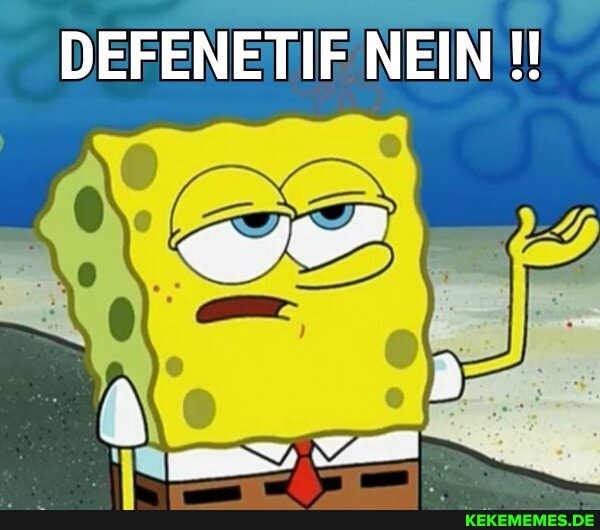 DEFENETIF NEIN