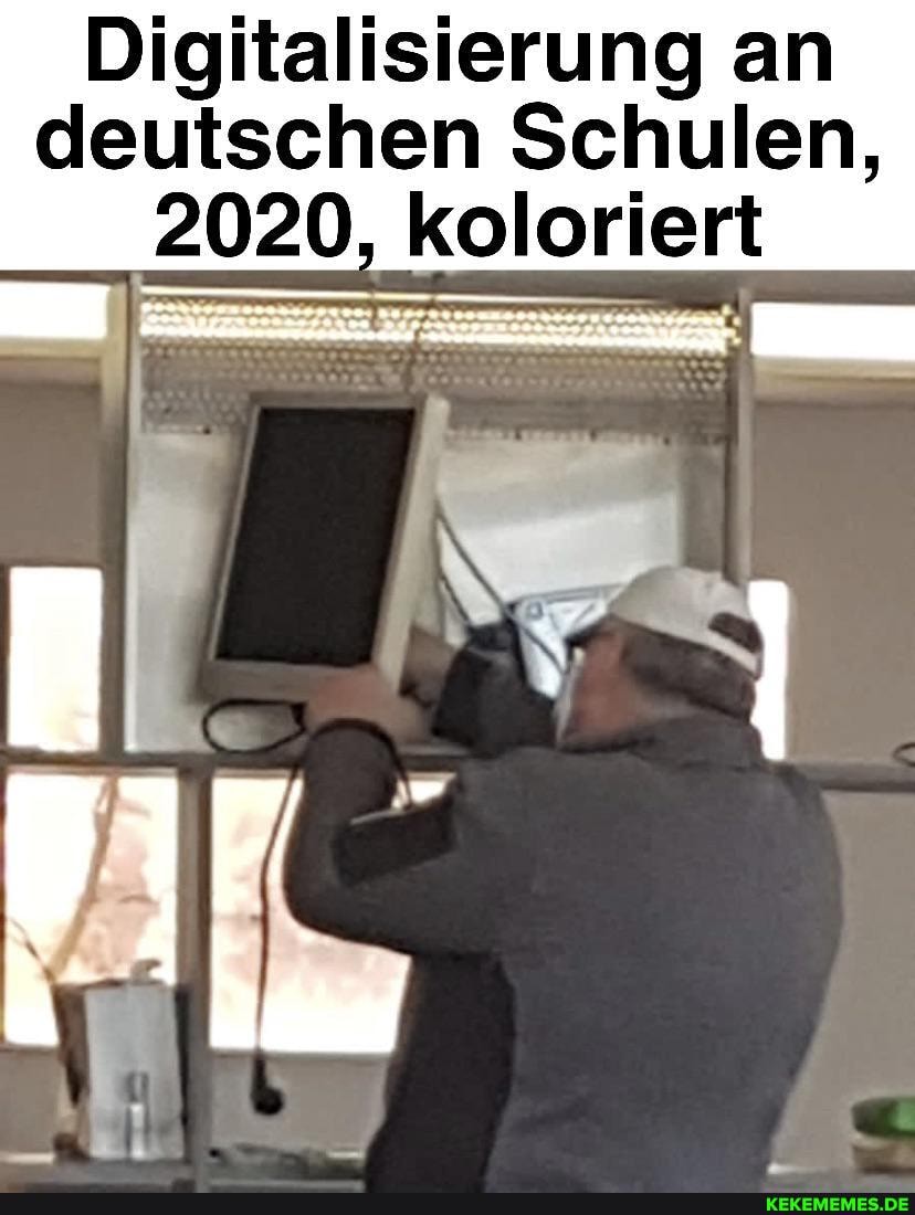 Digitalisierung an deutschen Schulen,
2020, "Koloriert