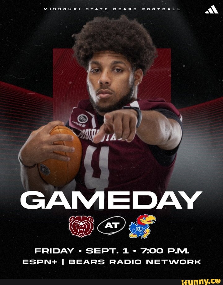 DAY FRIDAY SEPT. 1 PM. ESPN+ I BEARS RADIO NETWORK - iFunny Brazil