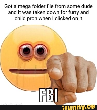 Got a mega folder file from some dude and it was taken down for furry