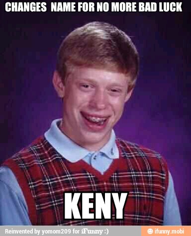 CHANGES NAME FOR NO MORE BAD LUCK
