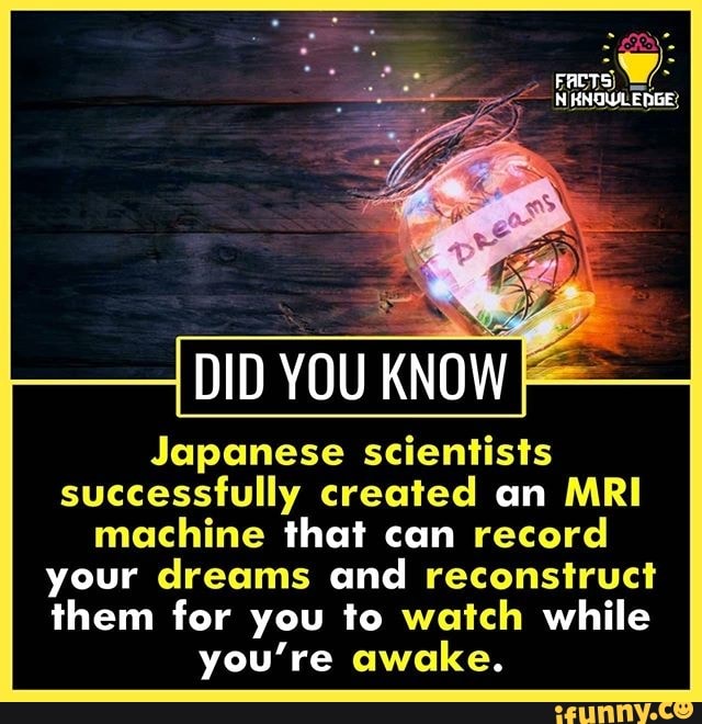 DID YOU KNOW Japanese scientists successfully created an MRI machine