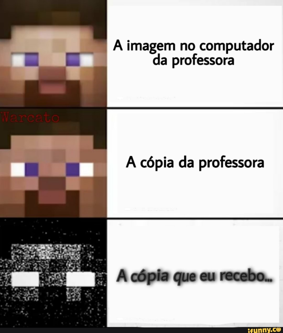 imagem no computador
da professora
A cópia da professora