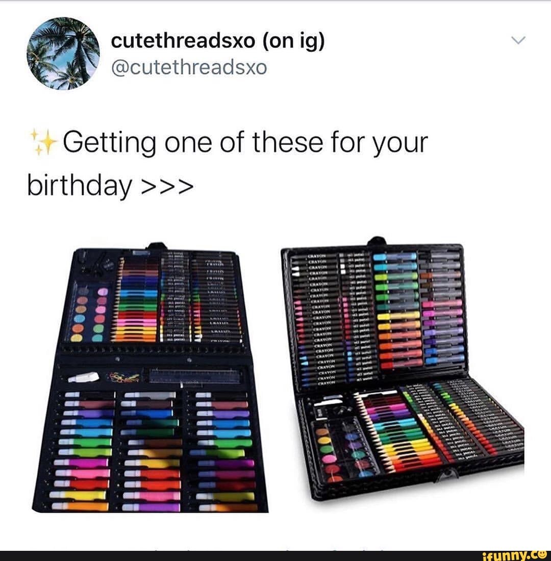 cutethreadsxo (on ig)
@cutethreadsxo
Getting one of these for your
birthday