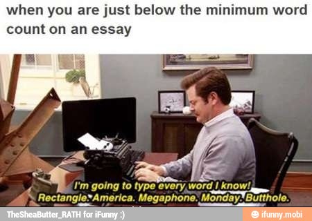 when you are just below the mi.
count on an essay