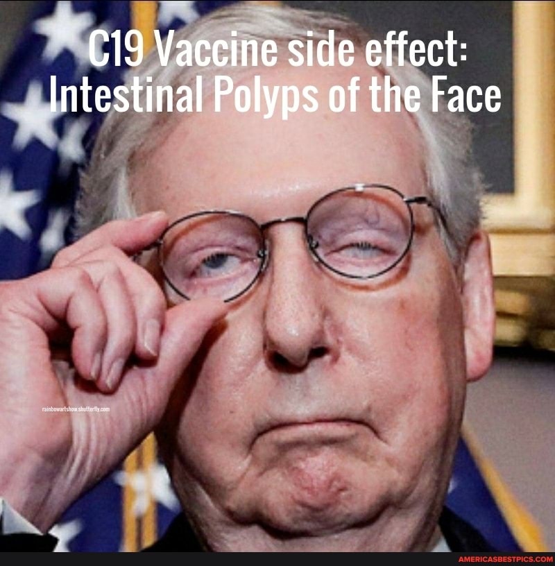 Vaccine side effect:
Intestinal Polyps of the Face