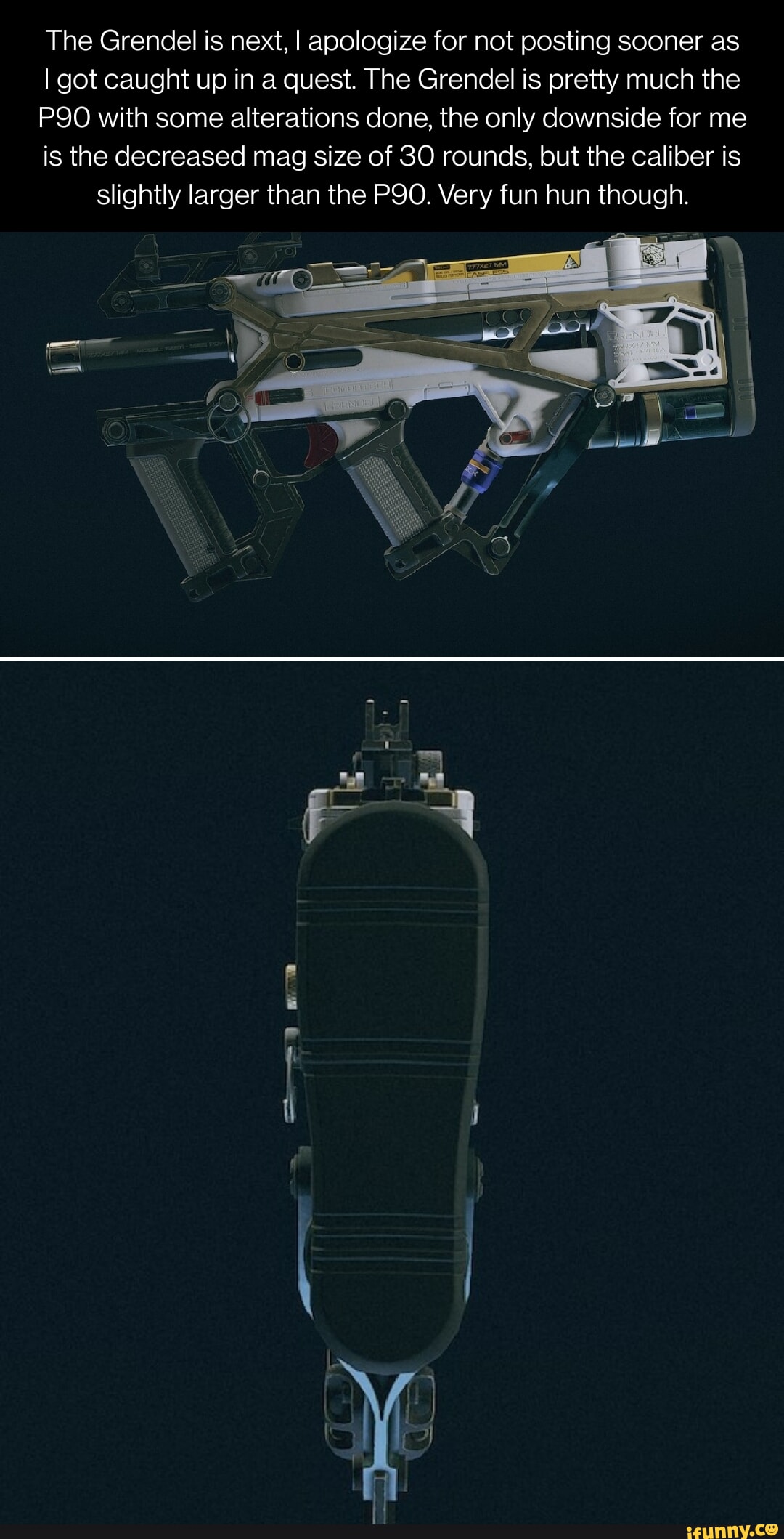 The Grendel is next, I apologize for not posting sooner as I got caught