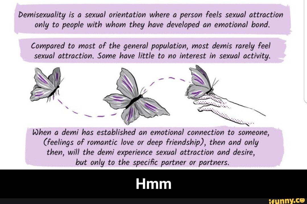 Demisexuality Is A Sexual Orientation Where A Person Feels Sexual