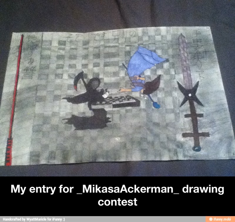 My entry for MikasaAckerman drawing
contest - My entry for _MikasaAckerman_ drawing contest