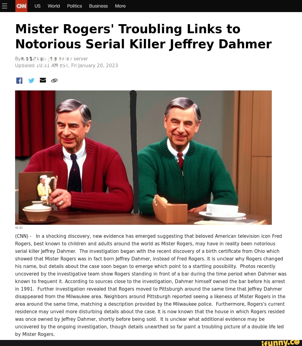 Mister Rogers' Troubling Links to Notorious Serial Killer Jeffrey