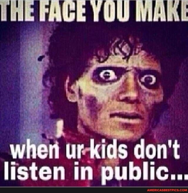 when ur kids don't listen in public...