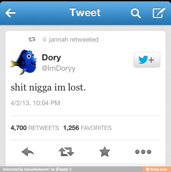 € Tweet
a jannah retweeted
shit nigga im lost.
4,700 RETWEETS 1,256 FAVORITES