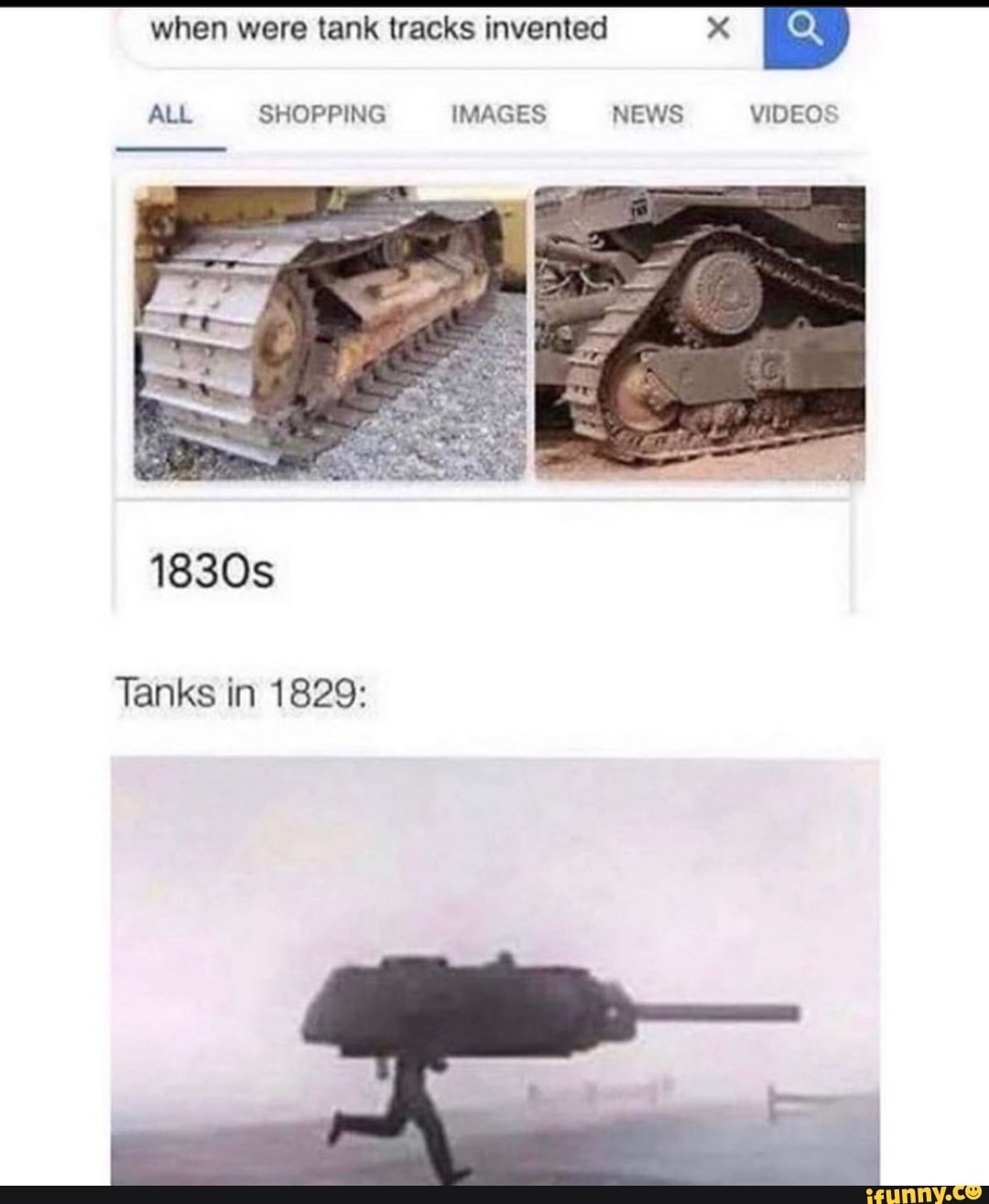 When were tank tracks invented x ALL SHOPPING IMAGES NEWS VIDEOS 1830s